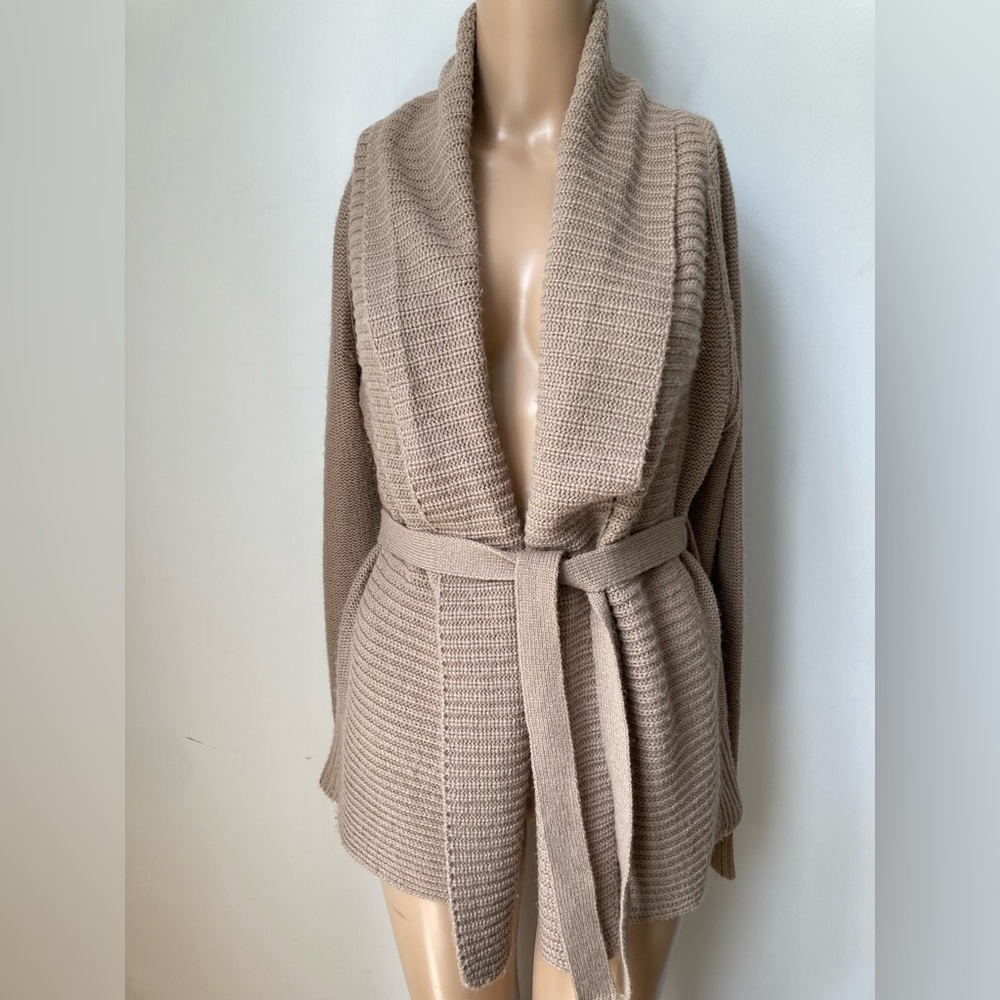Cozy Tan Knit Sweater